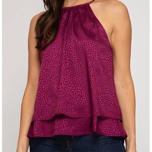 She + Sky Top. Size Small.